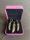 Vivir World Native American Collection Silver Earrings and Silver Pendant