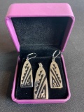 Vivir World Native American Collection Silver Earrings and Silver Pendant