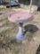 O- Cast Metal Birdbath