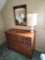 BR3- Lot of (3) Dresser, Lamp, and Mirror