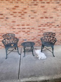 O- Cast Metal Bistro Set