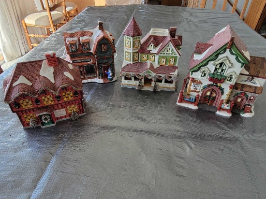 G- (4) Christmas Village