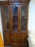 B- Solid Wood China Cabinet