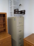 B- Filing Cabinet and Storage Compartments