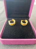 Vivir World Greek Ethos Collection Gold Earrings