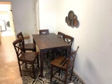 K- Kitchen Table, Rug, and Wall Decor