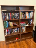 B1- Large Double Bookcase with Contents