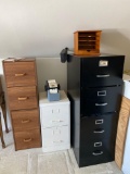 U- (3) File Cabinets, Roladex, separater