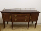 R4- Med/Dark Wood Sideboard