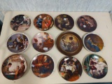 R1- Lot of (12) Knowles Collectors Plates