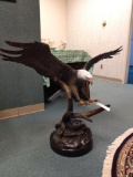 R1- Bronze Journey's End Eagle Statue