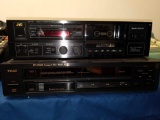 R3- JVC Cassette Deck, Teac Compact Disc Multi Player