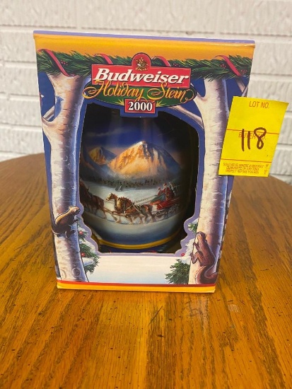 2000 "Holiday in the Mountains" Budweiser Holiday Stein