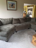 F- (4) Piece Sectional, Love Seat, Chaise Lounge, Cuddler