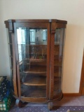 D- Wooden Antique Display Cabinet
