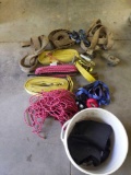 3BG- Lot of Straps with Rope