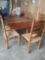 S- Drop Leaf Dining Table with (6) Chairs