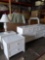 S- 5 Piece Formica Top White Bedroom Set