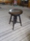 P- Antique Wood Stool