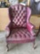 S- Tufted Wing Back Chair