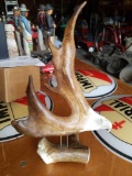 G- Alaska Horn and Antler Carved Eagle