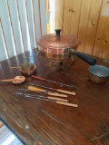 P- Copper Fondue Pot