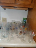 K- Lot of Glassware