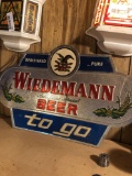 Base- Wiedeman Beer Sign