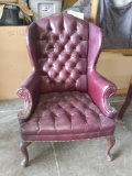 S- Tufted Wing Back Chair