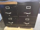 S- Lot of 3 File Cabinets