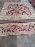 S- Matching Area Rug and Runner