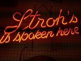 G- Strohs Neon Sign