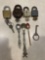 FR- (4) Padlocks and keys with Spoons