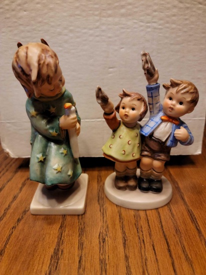 Front Room- Pair Hummels "Goodbye", "Heavenly Angel"