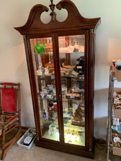FR- Wood Curio Cabinet