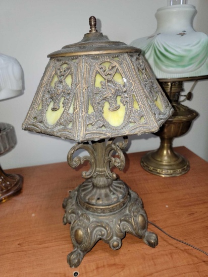LR- Stain Glass / Slag Lamp