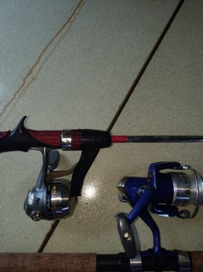 G2- Samurai 2500-3B with Synergy TI 6U Titanium Fishing Reels with Rods
