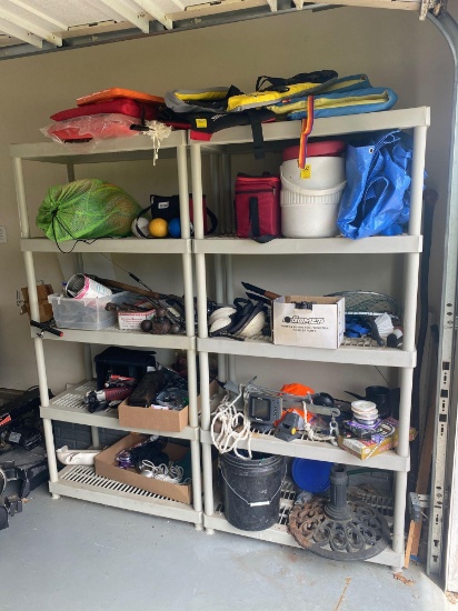 G2-(2) Plastic Shelving Units