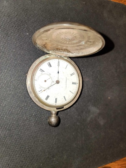FR- Coin Silver Pocket Watch - FM 10752