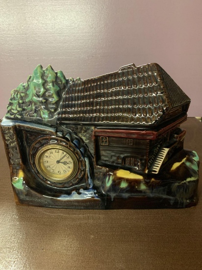 B- Ceramic Mill Clock