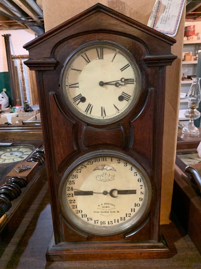 B- Ithaca Calendar Clock - H B Horton