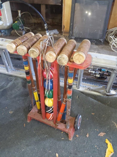 G2- Croquet Set with Rolling Stand