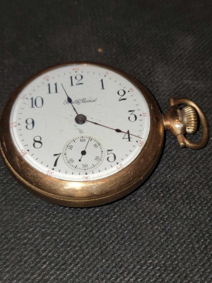FR- South Bend Pocket Watch - 17 Jewels