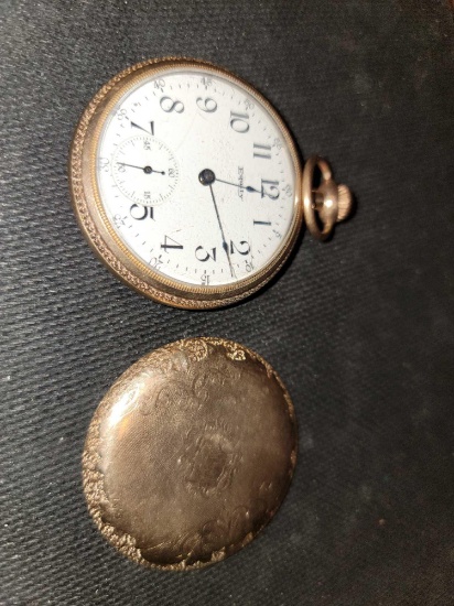 FR- Elgin 7 Jewels Watsworth Pocket Watch