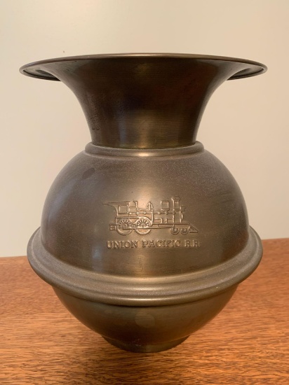 UB3-Union Pacific R.R. Brass Spittoon