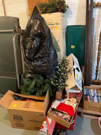 B- Christmas Trees and Decor