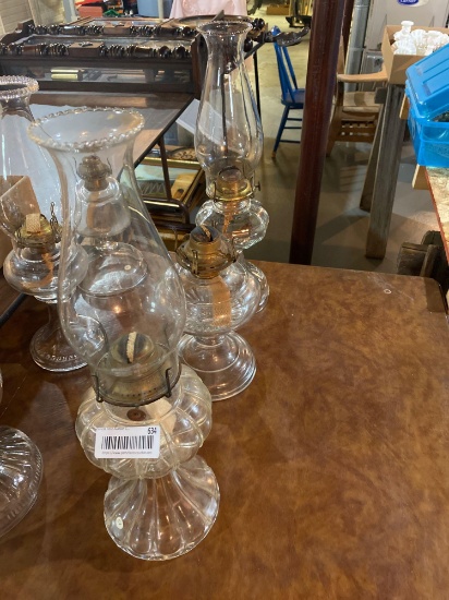 B- (3) Oil Lamps