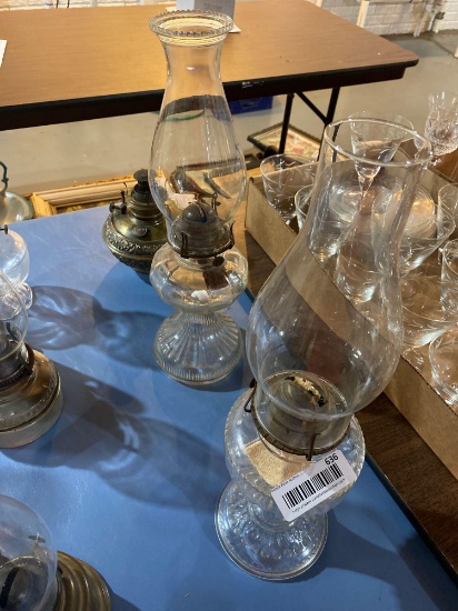 B- (3) Oil Lamps