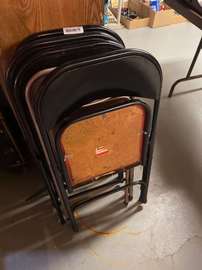 B- (5) Fold-up Chairs