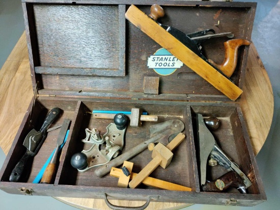 B- Stanley Wood Toolbox